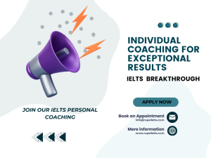 Read more about the article IELTS Breakthrough: Individual Coaching for Exceptional Results